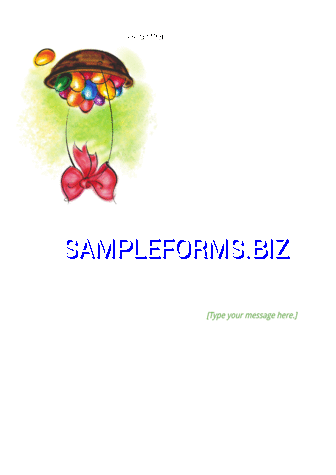 Easter Card Template With Eggs dotx pdf free